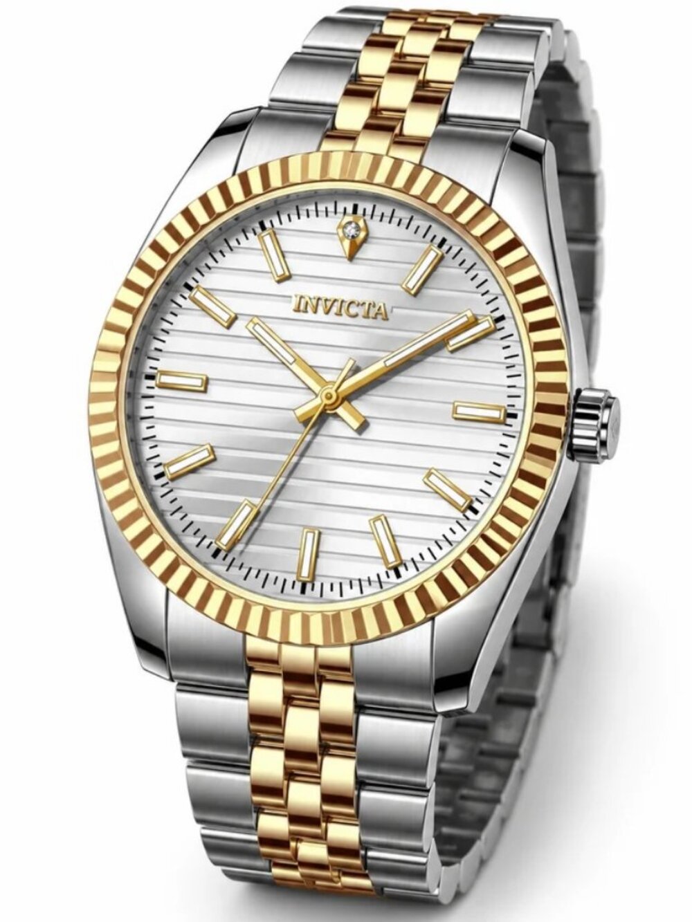 $199 Invicta Celestial Somerset Men's Gold Steel 36mm Quartz Watch 69169 NIB